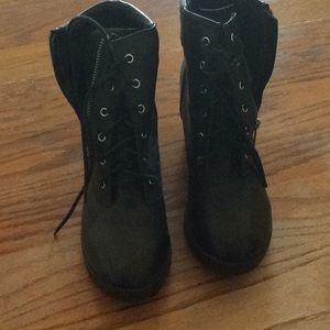 Black boots